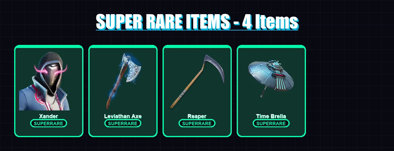 [PC/XBOX/PSN] | Xander | Zeus | Predator | The Origin | Omegarok | 175 skin | 202 pickaxe | 144 emote | 158 glider | Lv2209