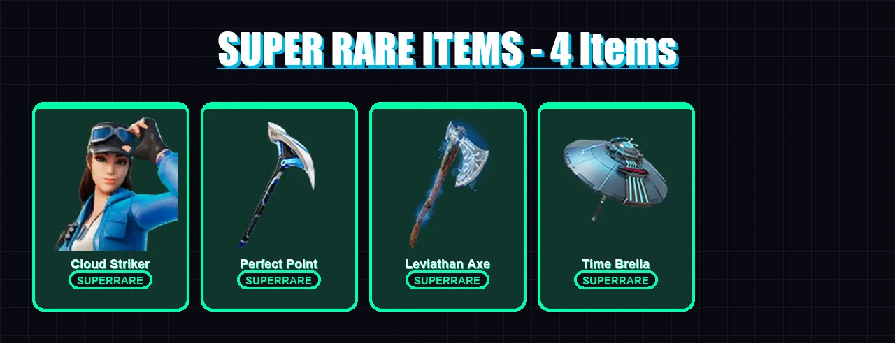 [PC/XBOX/PSN] | Cloud Striker | Deadpool | Midas | Mandalorian | Fade | 56 skin | 77 pickaxe | 45 emote | 80 glider | Lv1405