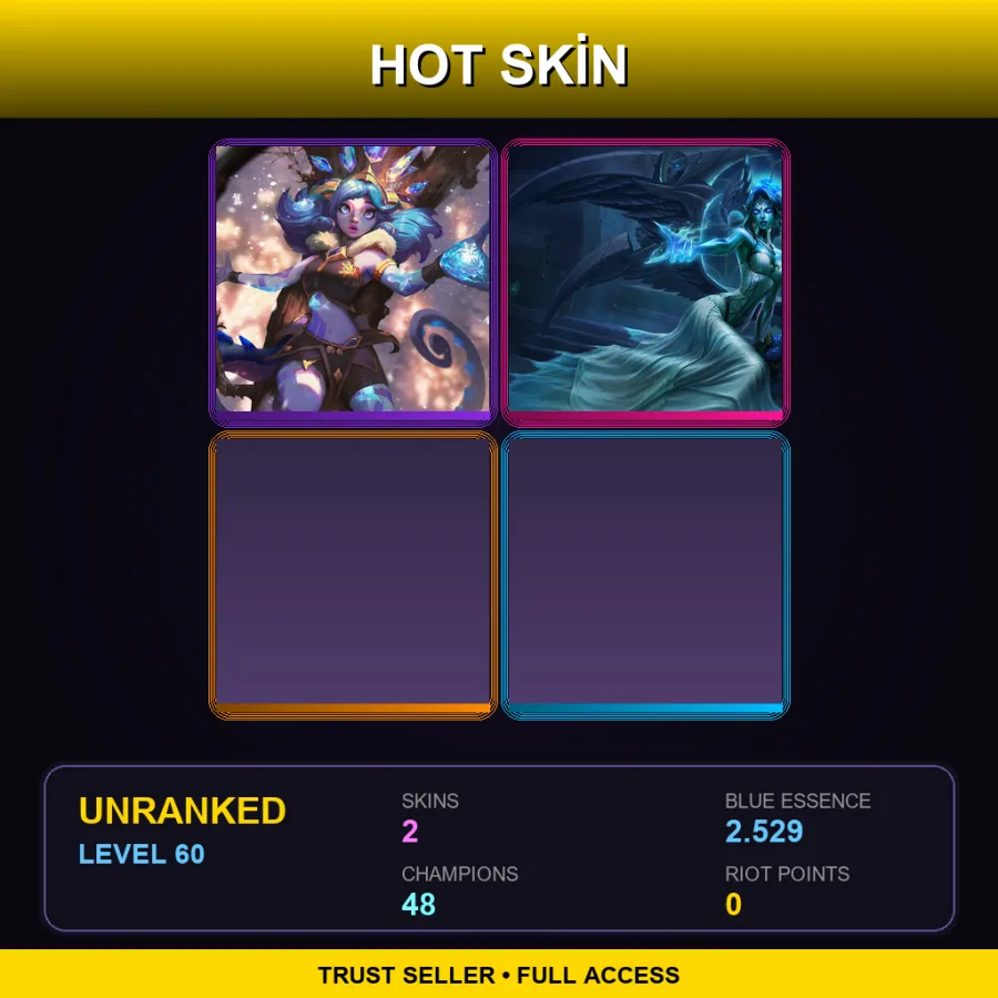 BR | Lv60 | Unranked | 2 Skin | 48 Champ