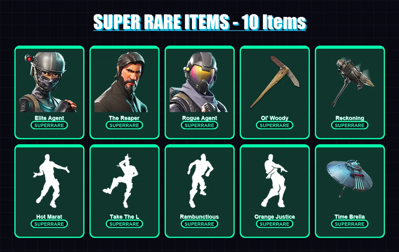 [PC/XBOX/PSN] | Elite Agent | The Reaper | Rogue Agent | The Visitor | Valor | 43 skin | 41 pickaxe | 51 emote | 51 glider | Lv690