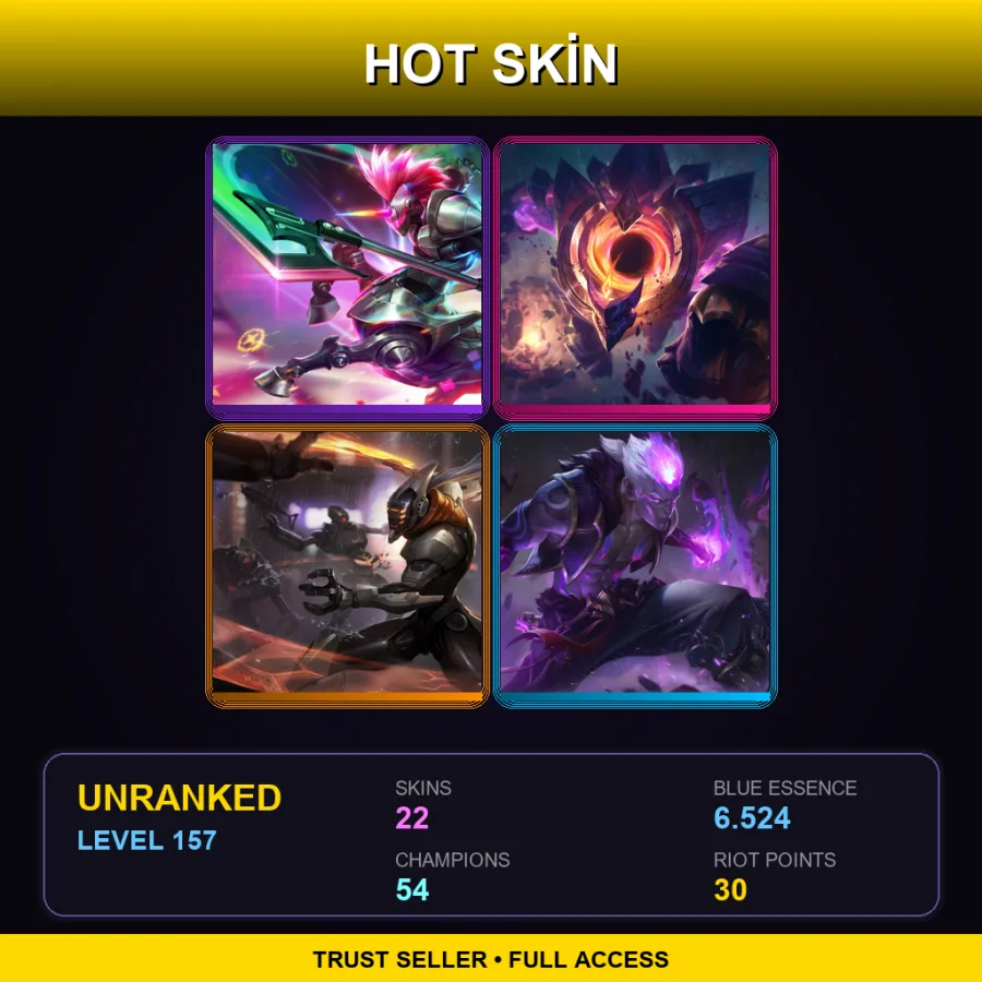 ME | Lv157 | Unranked | 22 Skin | 54 Champ