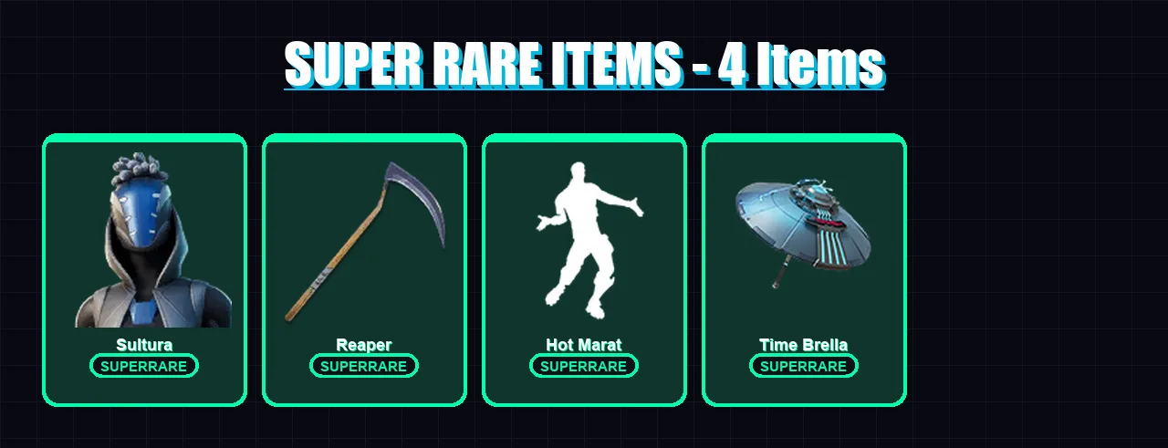 [PS4/PS5/XBOX/PC] | Sultura | Omegarok | Blackheart | Nezumi | Mandalorian | 113 skin | 127 pickaxe | 102 emote | 120 glider | Lv1663