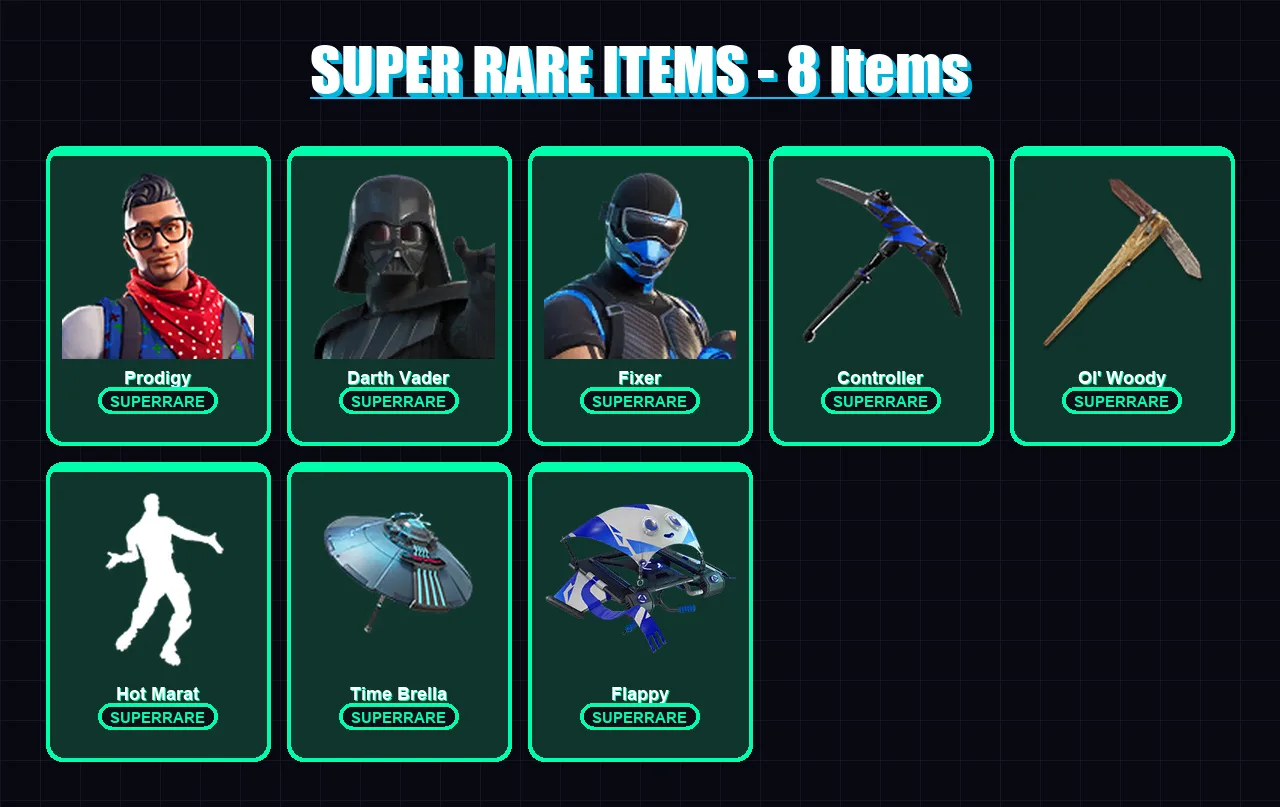 [PC/PSN] | Prodigy | Darth Vader | Fixer | Lynx | Paradigm (Reality-659) | 198 skin | 203 pickaxe | 195 emote | 178 glider | Lv2629 — Fortnite account