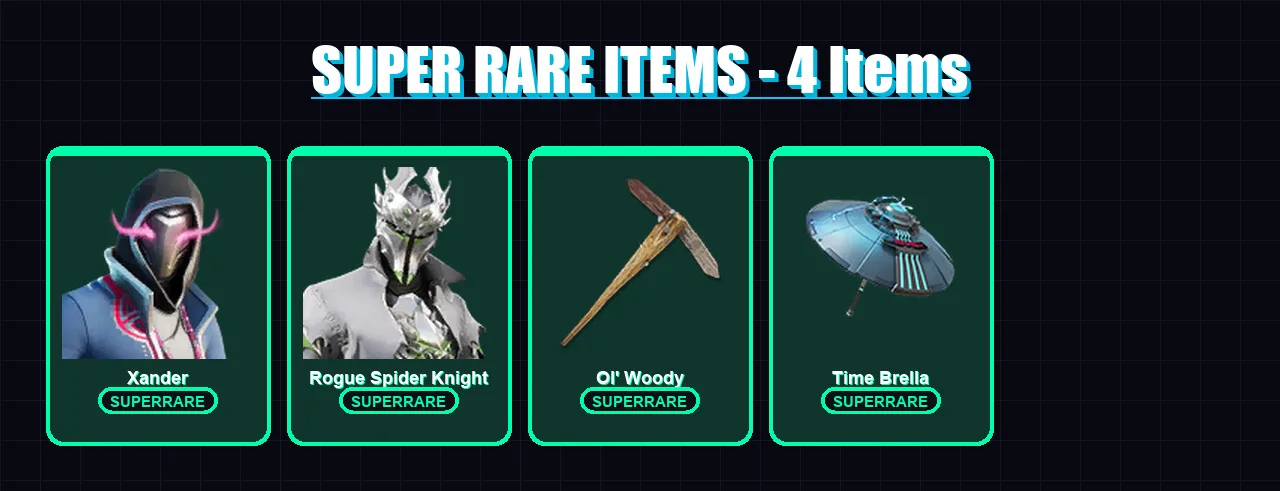 [PC/XBOX/PSN] | Xander | Rogue Spider Knight | Mandalorian | Predator | Spire Assassin | 254 skin | 276 pickaxe | 205 emote | 187 glider | Lv2955 — Fortnite account