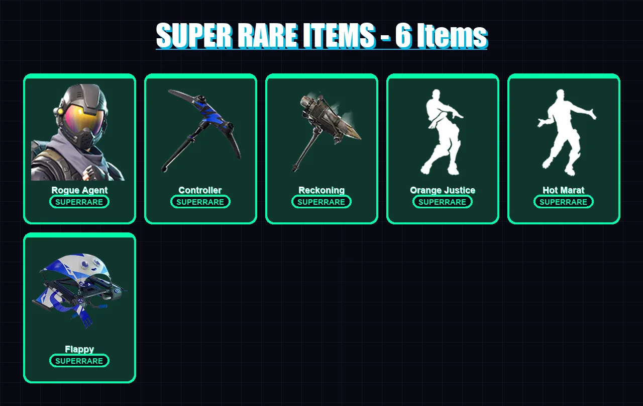 [PC/XBOX/PSN] | Rogue Agent | Drift | Lynx | Calamity | Zenith | 36 skin | 42 pickaxe | 52 emote | 40 glider | Lv741