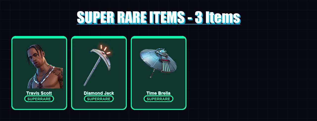 [PC] | Travis Scott | Gear Specialist Maya | Goku Black | Hope | Vengeance Jones | 31 skin | 39 pickaxe | 33 emote | 28 glider | Lv297