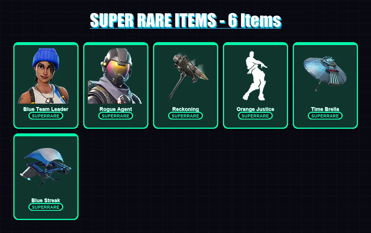 [PC/XBOX/PSN] | Blue Team Leader | Rogue Agent | Rox | Sentinel | Drift | 54 skin | 55 pickaxe | 39 emote | 43 glider | Lv561 — Fortnite account