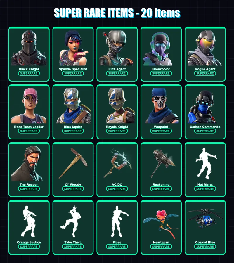 [PS4/PS5/XBOX/PC] | Black Knight | Sparkle Specialist | Elite Agent | 156 skin | Lv1654 — Fortnite account