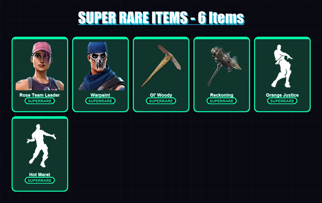 [PC/PSN] | Rose Team Leader | Warpaint | Drift | Carbide | Valor | 15 skin | 17 pickaxe | 23 emote | 21 glider | Lv241