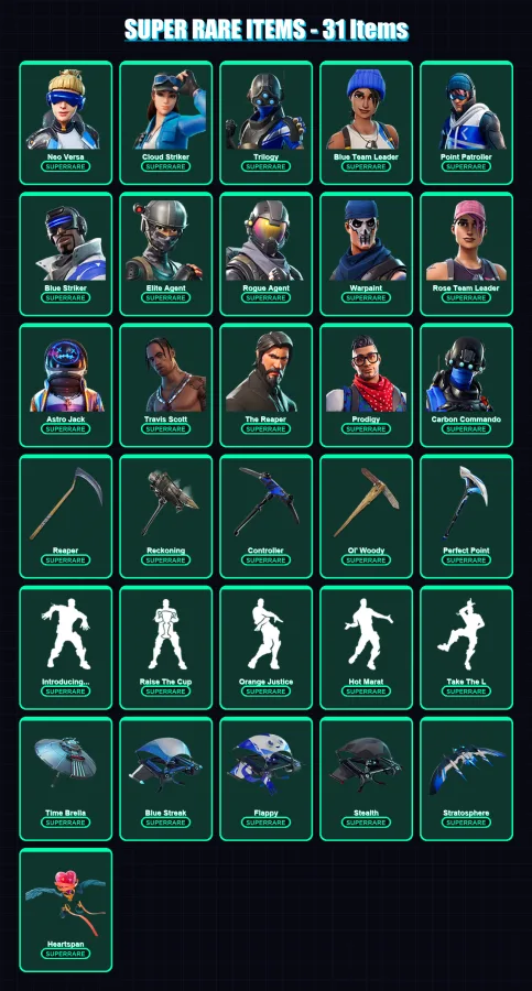 [PS4/PS5/XBOX/PC] | Neo Versa | Cloud Striker | Trilogy | 155 skin | Lv2545