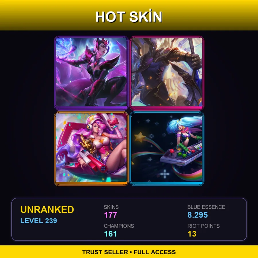 LAN | Lv239 | Unranked | 177 Skin | 161 Champ — Battle Principal Yuumi