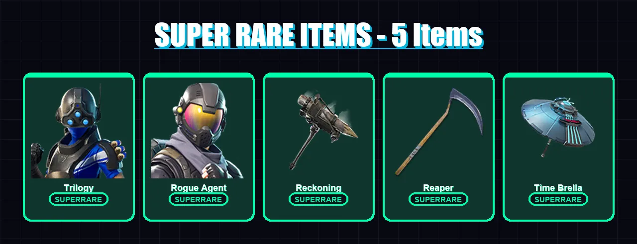 [PS4/PS5/PC] | Trilogy | Rogue Agent | Dire | Fusion | Calamity | 40 skin | 33 pickaxe | 43 emote | 41 glider | Lv643