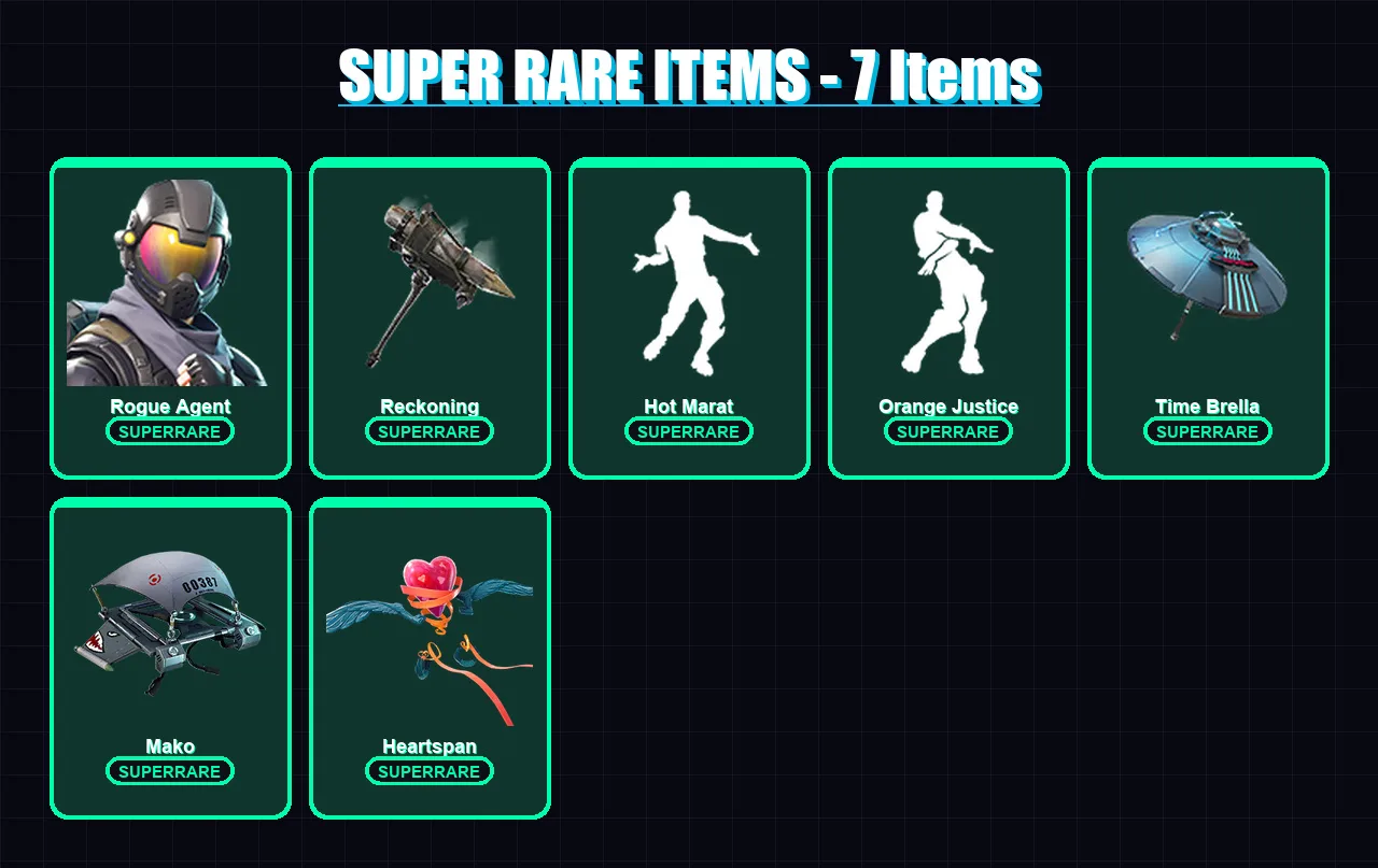 [PC/XBOX/PSN] | Rogue Agent | Calamity | Valor | Carbide | DJ Yonder | 13 skin | 25 pickaxe | 25 emote | 39 glider | Lv512 — Fortnite account