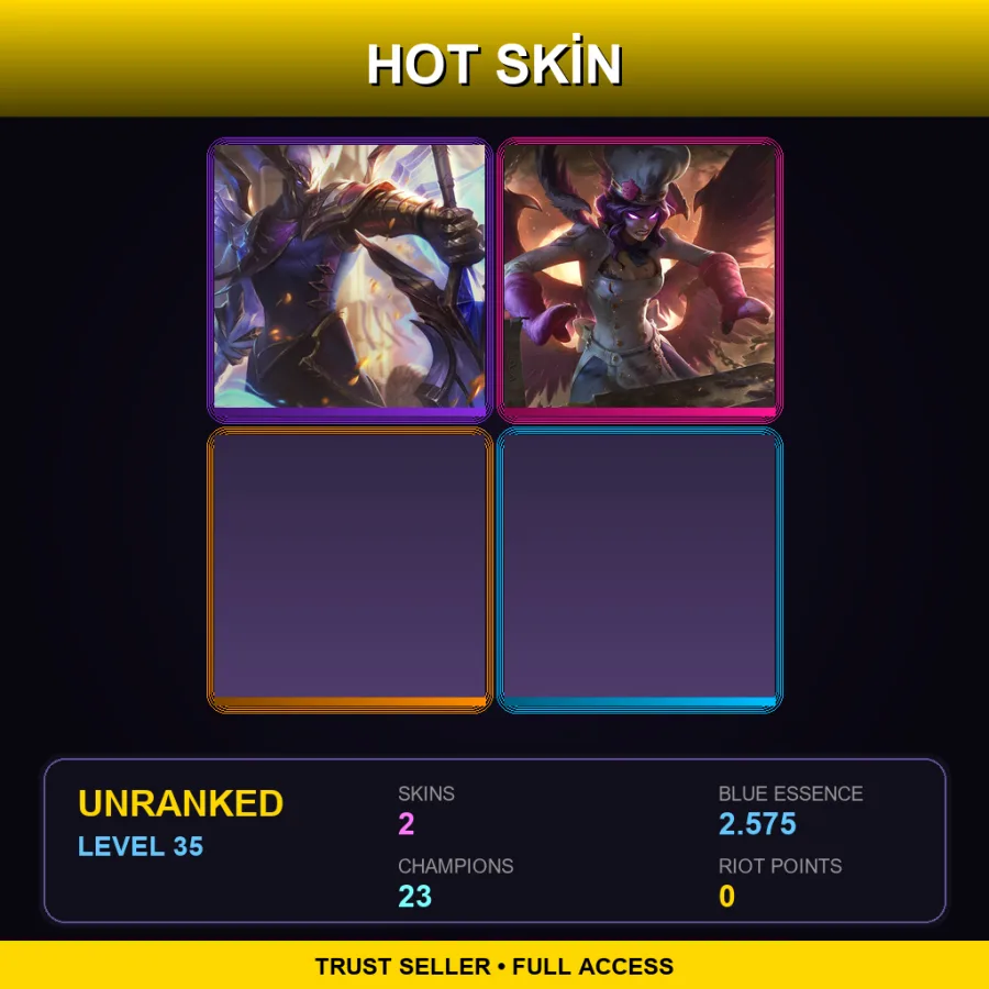 BR | Lv35 | Unranked | 2 Skin | 23 Champ
