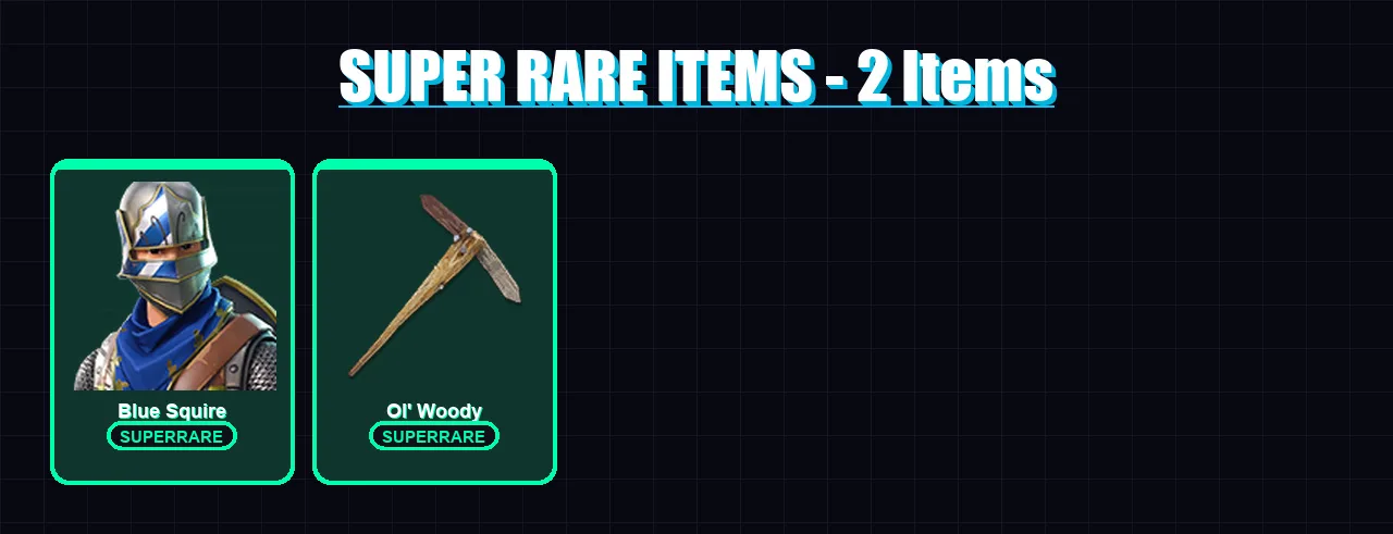 [PC/PSN] | Blue Squire | Paradigm (Reality-659) | Bytes | Grriz | Min-joon | 5 skin | 8 pickaxe | 3 emote | 5 glider | Lv81