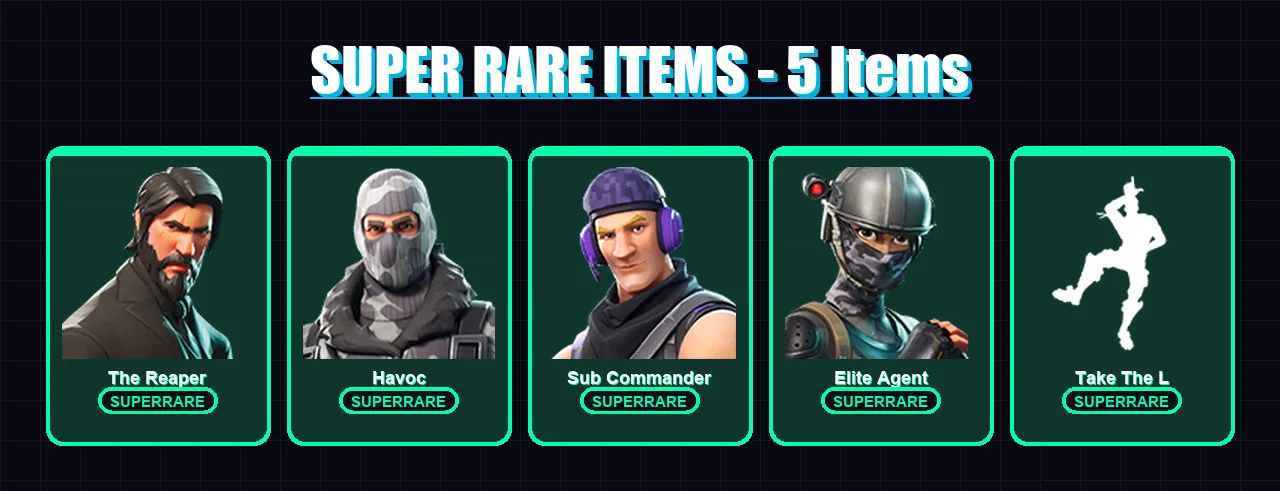 [PC/XBOX/PSN] | The Reaper | Havoc | Sub Commander | Elite Agent | Era | 20 skin | 26 pickaxe | 23 emote | 29 glider | Lv458 — Fortnite account