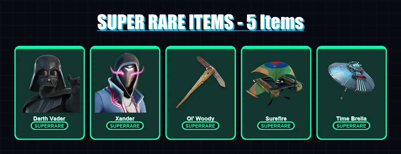 [PC/PSN] | Darth Vader | Xander | Eternal Knight | Spectra Knight | Ronin | 140 skin | 181 pickaxe | 125 emote | 146 glider | Lv2489 — Game account