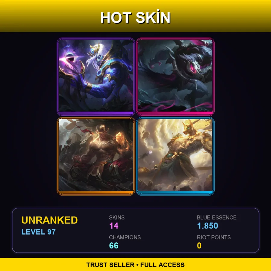 EUW | Lv97 | Unranked | 14 Skin | 66 Champ — Cosmic Devourer Vladimir