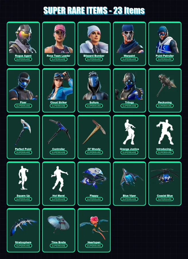 [PC/XBOX/PSN] | Rogue Agent | Rose Team Leader | Blizzard Bomber | 102 skin | Lv1576