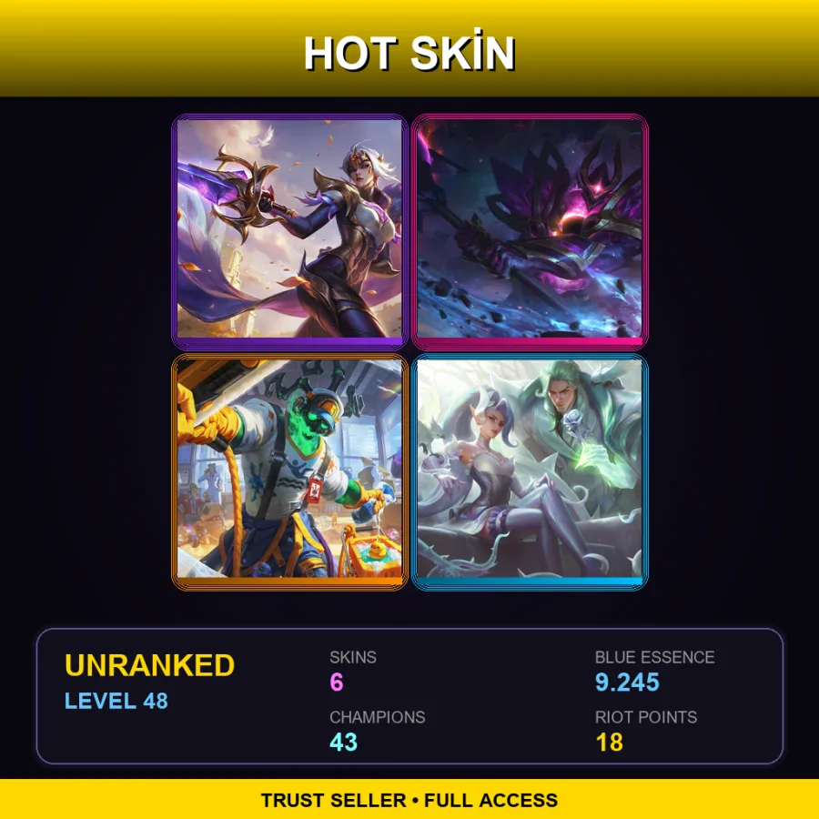 LAS | Lv48 | Unranked | 6 Skin | 43 Champ — Janitor Thresh