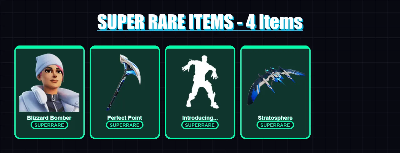 [PS4/PS5/XBOX/PC] | Blizzard Bomber | Catalyst | Fade | Eternal Knight | Santa Dogg | 31 skin | 92 pickaxe | 66 emote | 78 glider | Lv1398