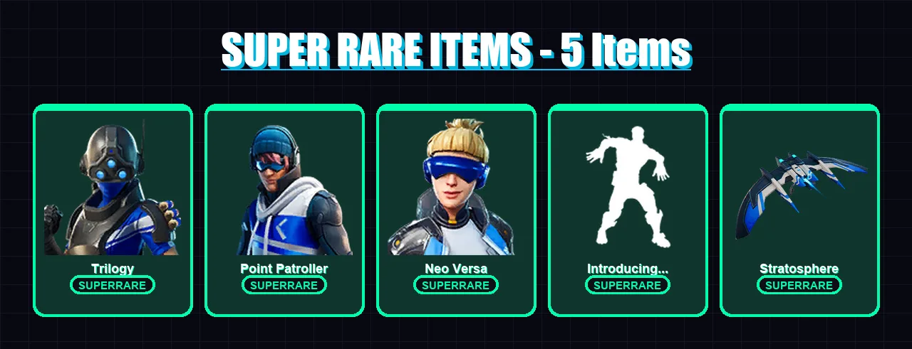 [PS4/PS5/XBOX/PC] | Trilogy | Point Patroller | Neo Versa | Spire Assassin | Wild Card | 39 skin | 26 pickaxe | 21 emote | 20 glider | Lv211 — Fortnite account