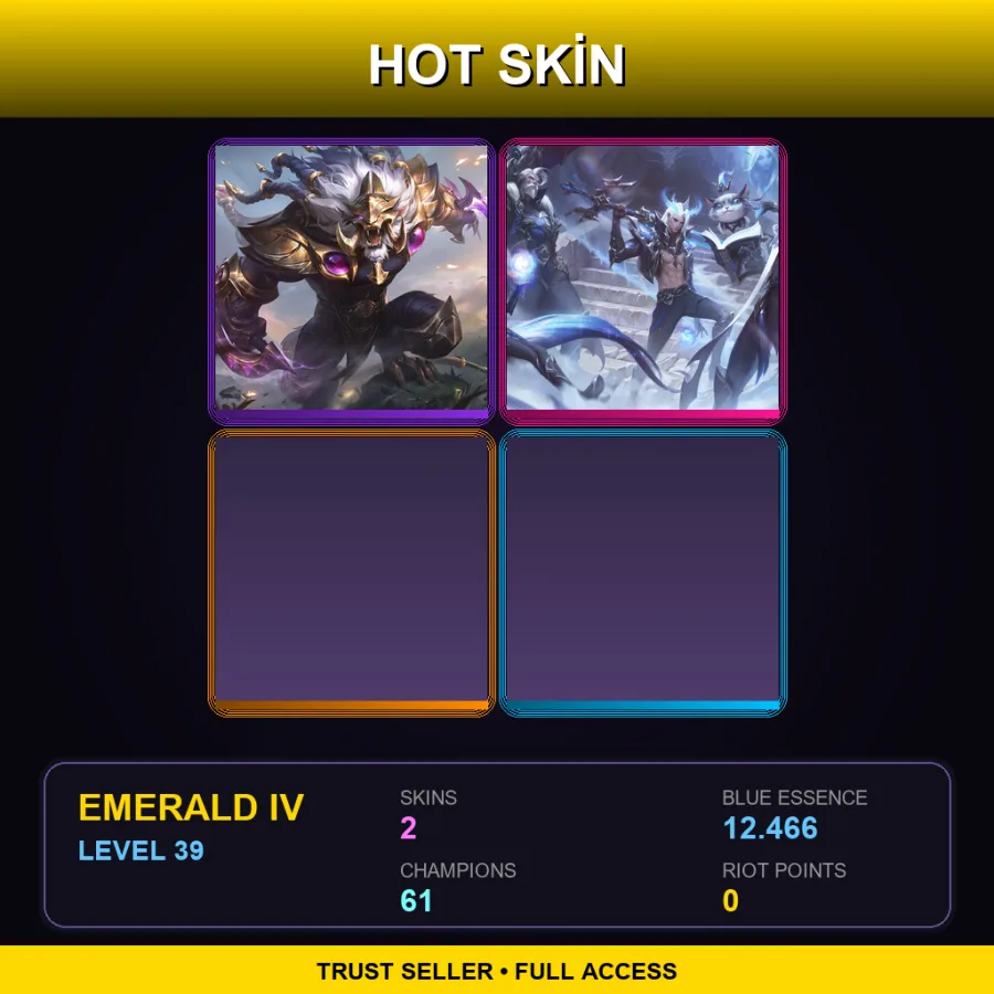 EUNE | Victorious Rengar | EDG Yuumi | 2 Skin | 61 Champ | Emerald IV | Lv39