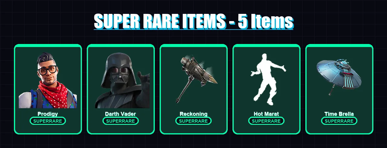 [PC/XBOX] | Prodigy | Darth Vader | Blackheart | Malik | Spectra Knight | 67 skin | 77 pickaxe | 69 emote | 73 glider | Lv851
