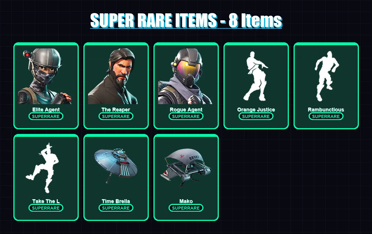 [PC/PSN] | Elite Agent | The Reaper | Rogue Agent | Raptor | Dark Voyager | 30 skin | 26 pickaxe | 28 emote | 25 glider | Lv377