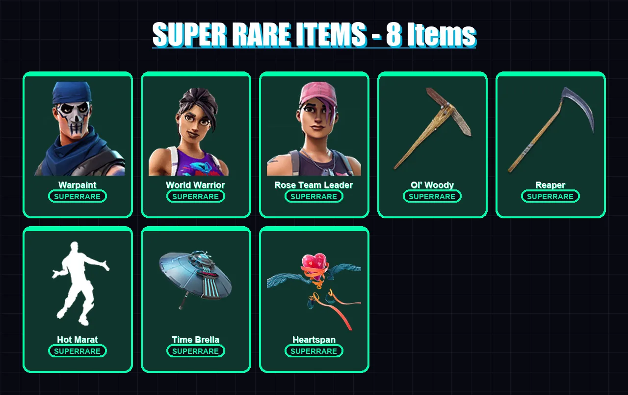 [PC/XBOX] | Warpaint | World Warrior | Rose Team Leader | Fusion | Luxe | 133 skin | 148 pickaxe | 114 emote | 128 glider | Lv1534 — Fortnite account