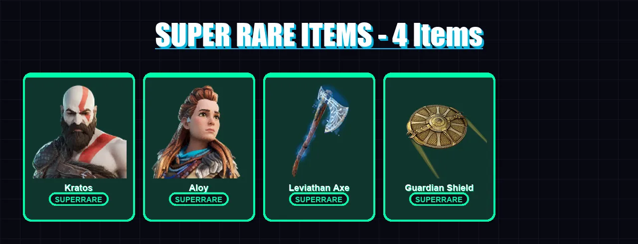 [PS4/PS5/XBOX/PC] | Kratos | Aloy | Menace | Spire Assassin | Mecha Cuddle Master | 78 skin | 79 pickaxe | 49 emote | 62 glider | Lv1208 — Fortnite account