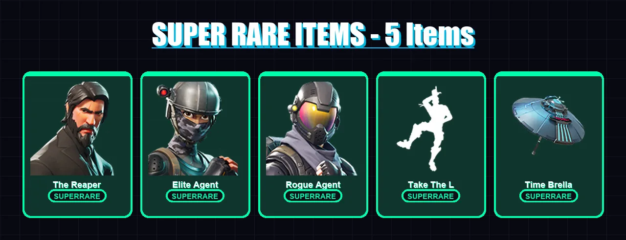 [PC/PSN] | The Reaper | Elite Agent | Rogue Agent | Tempest | Dark Voyager | 102 skin | 112 pickaxe | 92 emote | 86 glider | Lv1941