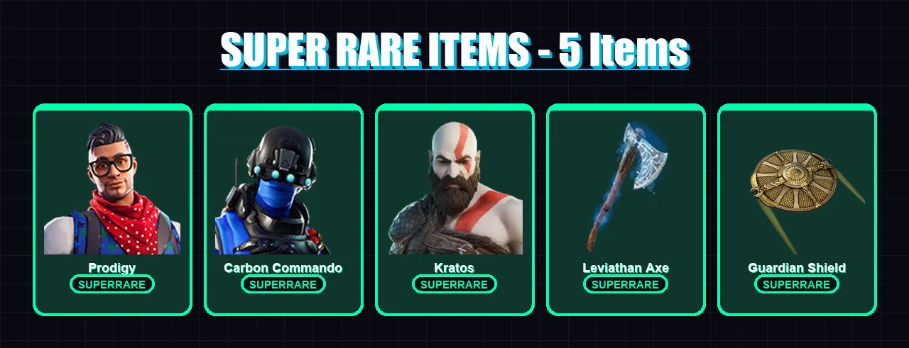 [PC/XBOX/PSN] | Prodigy | Carbon Commando | Kratos | Mandalorian | Midas | 25 skin | 31 pickaxe | 27 emote | 37 glider | Lv475