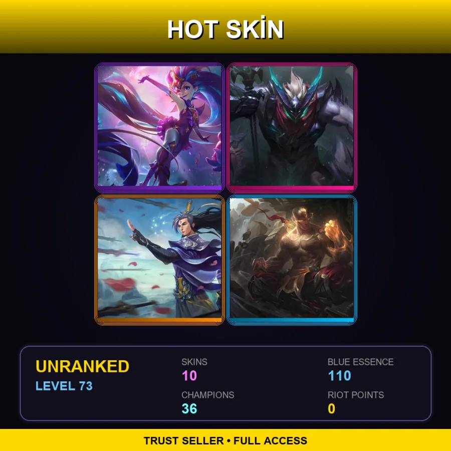 LAS | Lv73 | Unranked | 10 Skin | 36 Champ — Soul Reaver Draven