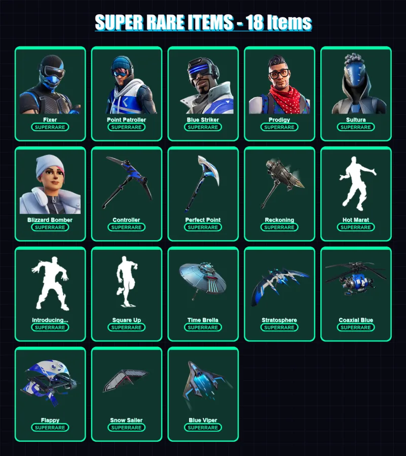 [PS4/PS5/XBOX/PC] | Calamity | Lynx | Midas | Red Knight | Deadpool | 111 skin | 170 pickaxe | 137 emote | 161 glider | Lv2893