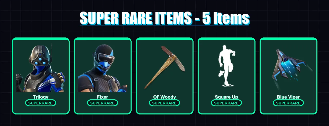 [PS4/PS5/XBOX/PC] | Trilogy | Fixer | Kymera | Torin | Ronin | 41 skin | 66 pickaxe | 44 emote | 55 glider | Lv830