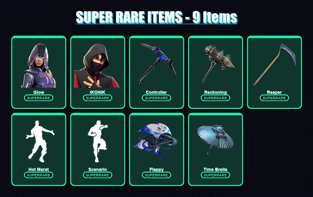 [PC/XBOX/PSN] | Glow | IKONIK | Joltara | Sentinel | Lynx | 49 skin | 51 pickaxe | 62 emote | 67 glider | Lv753 — Fortnite account