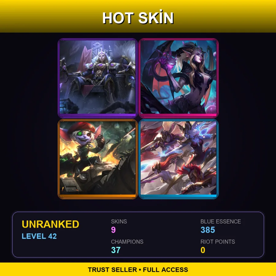 EUW | Lv42 | Unranked | 9 Skin | 37 Champ — Gatekeeper Galio