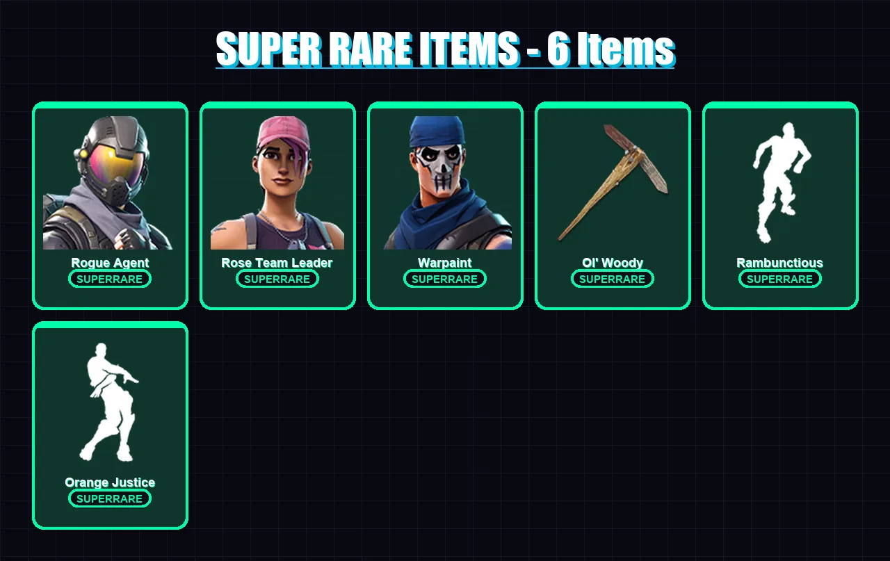 [PC/XBOX/PSN] | Rogue Agent | Rose Team Leader | Warpaint | Flytrap | Rex | 23 skin | 19 pickaxe | 36 emote | 19 glider | Lv139 — Fortnite account