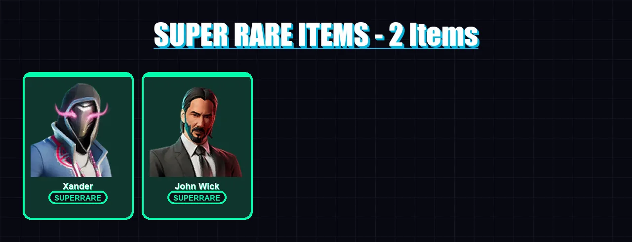 [PC/XBOX/PSN] | Xander | John Wick | Menace | Predator | Mandalorian | 30 skin | 36 pickaxe | 39 emote | 35 glider | Lv422