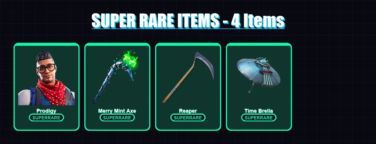 [PC/XBOX/PSN] | Prodigy | Blackheart | The Scientist | Ruin | Hybrid | 64 skin | 65 pickaxe | 92 emote | 68 glider | Lv970