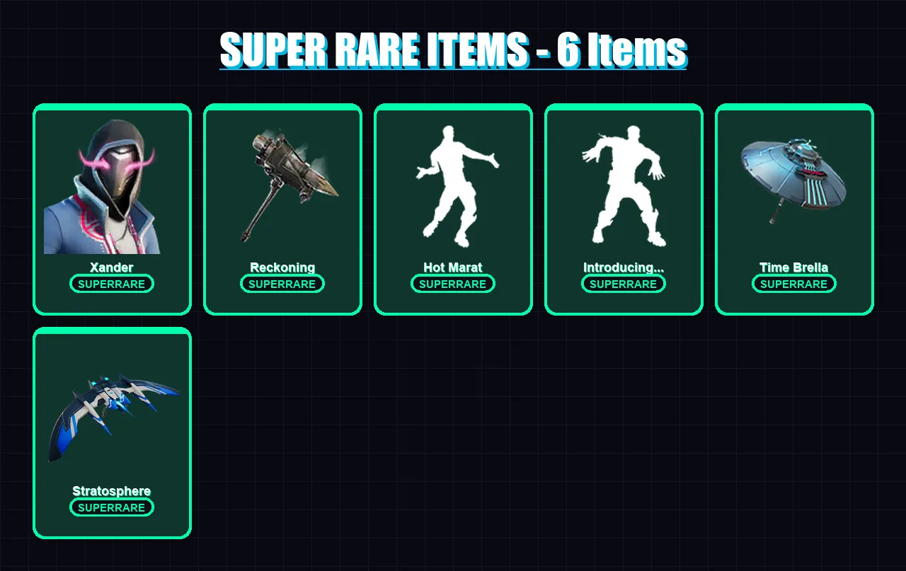 [PS4/PS5/XBOX/PC] | Xander | Kado Thorne | Deadpool | Hybrid | Midas | 84 skin | 133 pickaxe | 105 emote | 107 glider | Lv2481