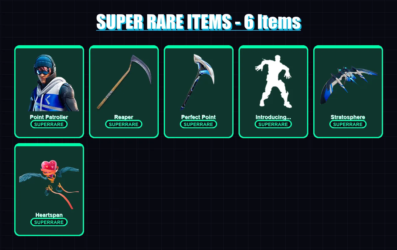 [PS4/PS5/XBOX/PC] | Point Patroller | Rox | Catalyst | Vendetta | Hybrid | 44 skin | 83 pickaxe | 86 emote | 72 glider | Lv1082