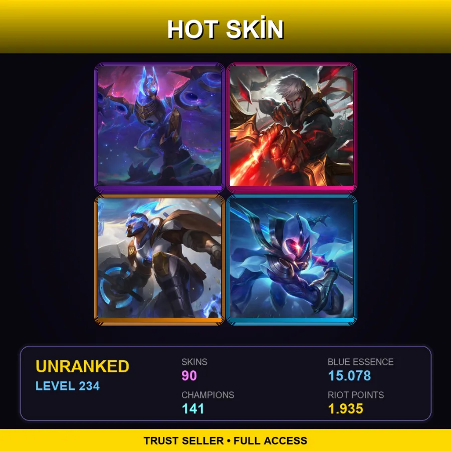 OCE | Lv234 | Unranked | 90 Skin | 141 Champ — Brave Phoenix Xayah