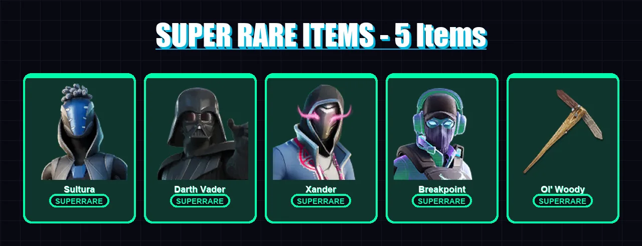 [PS4/PS5/XBOX/PC] | Sultura | Darth Vader | Xander | Breakpoint | The Ageless | 128 skin | 128 pickaxe | 115 emote | 97 glider | Lv1243 — Fortnite account