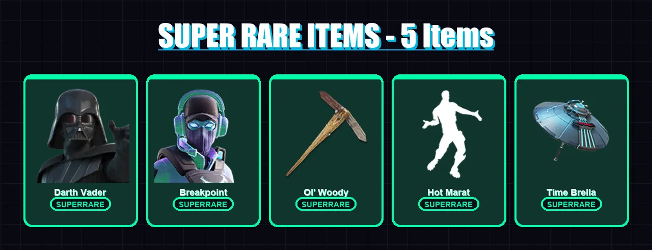 [PC/XBOX/PSN] | Darth Vader | Breakpoint | Deadpool | Predator | Zenith | 159 skin | 155 pickaxe | 126 emote | 121 glider | Lv1893