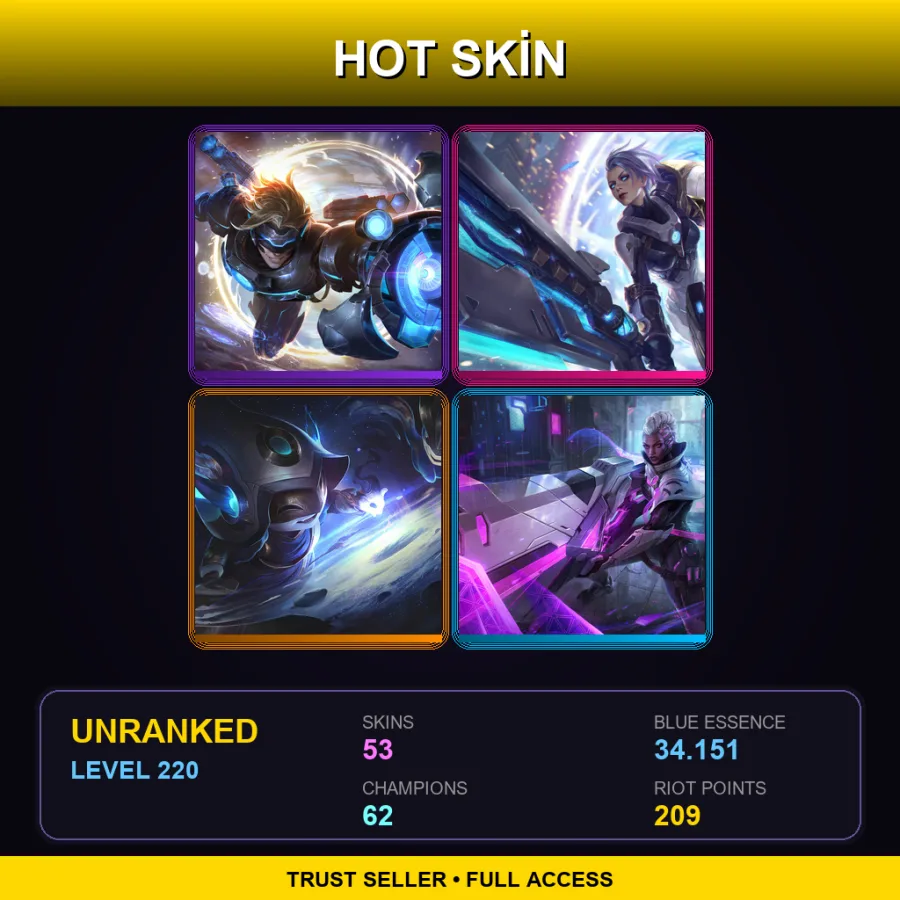 LAS | Lv220 | Unranked | 53 Skin | 62 Champ — Battle Principal Yuumi