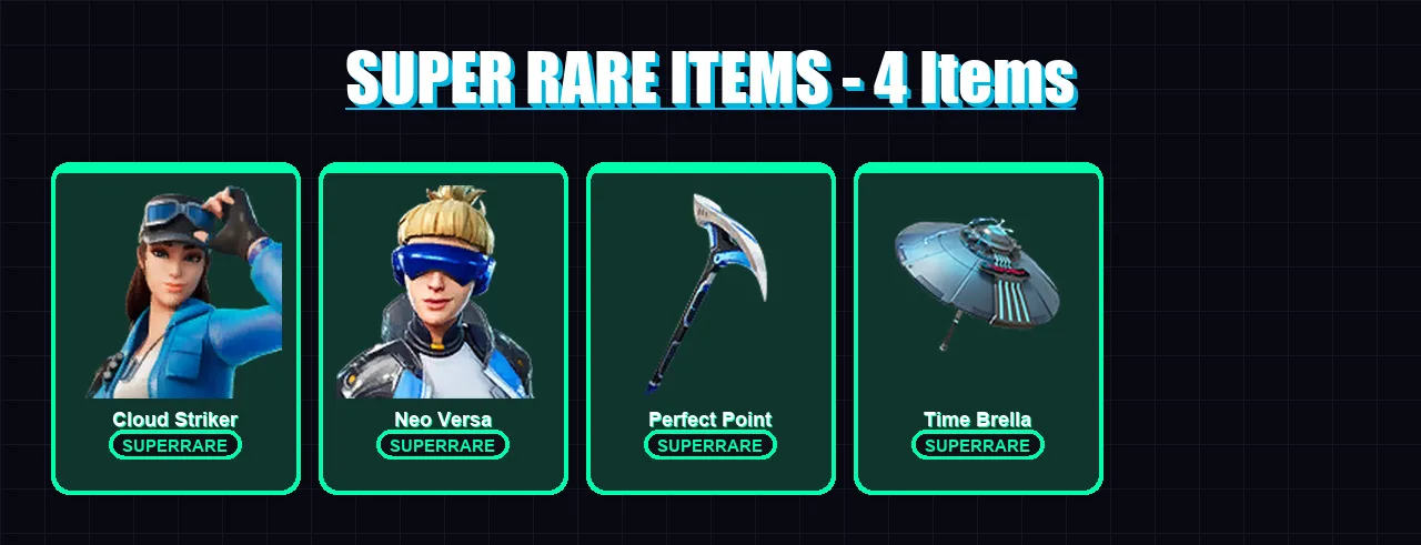 [PC/XBOX] | Cloud Striker | Neo Versa | Vi | Fade | Galaxy Scout | 37 skin | 45 pickaxe | 43 emote | 45 glider | Lv618 — Fortnite account