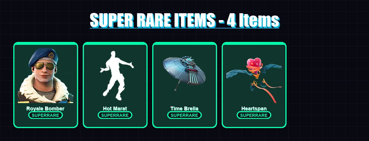 [PS4/PS5/XBOX/PC] | Royale Bomber | The Prisoner | Hybrid | Ronin | Mandalorian | 59 skin | 69 pickaxe | 63 emote | 71 glider | Lv1255