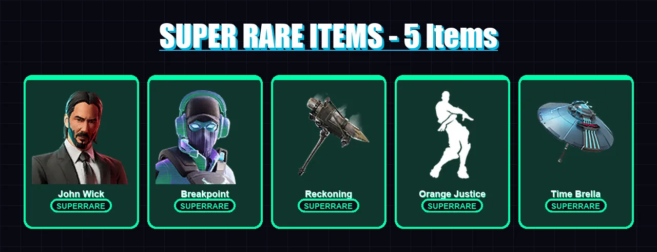 [PC/XBOX/PSN] | John Wick | Breakpoint | Lynx | Spectra Knight | Blackheart | 262 skin | 283 pickaxe | 242 emote | 226 glider | Lv3519